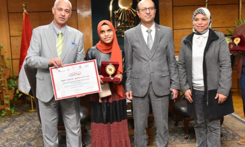 الدكتور-المنشاوي-يحتفي-بطلاب-الجامعة-الفائزين-في-مسابقة-“المواهب-الذهبية”-لذوي-القدرات-الخاصة